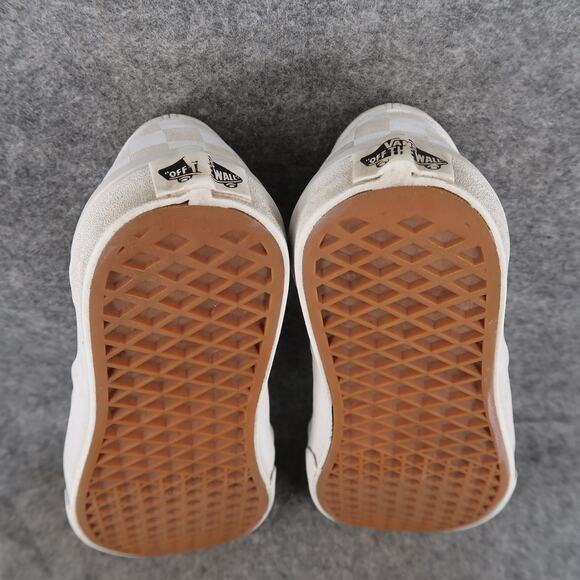 Vans Shoes Womens 7 Classic Slip On Sneakers Checkered Casual Skate Trainers - Picture 10 of 11